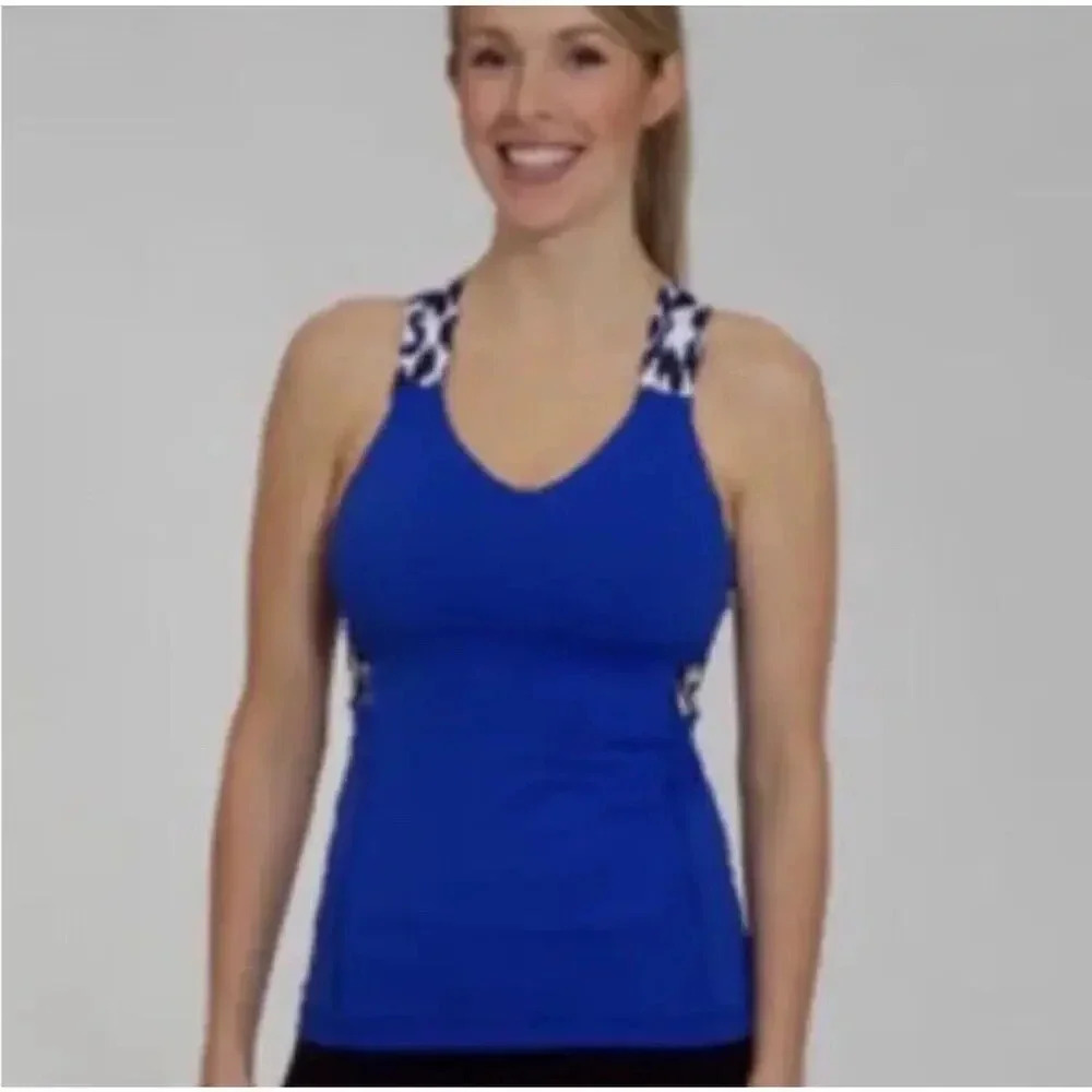 lululemon athletica Blue Tank Top